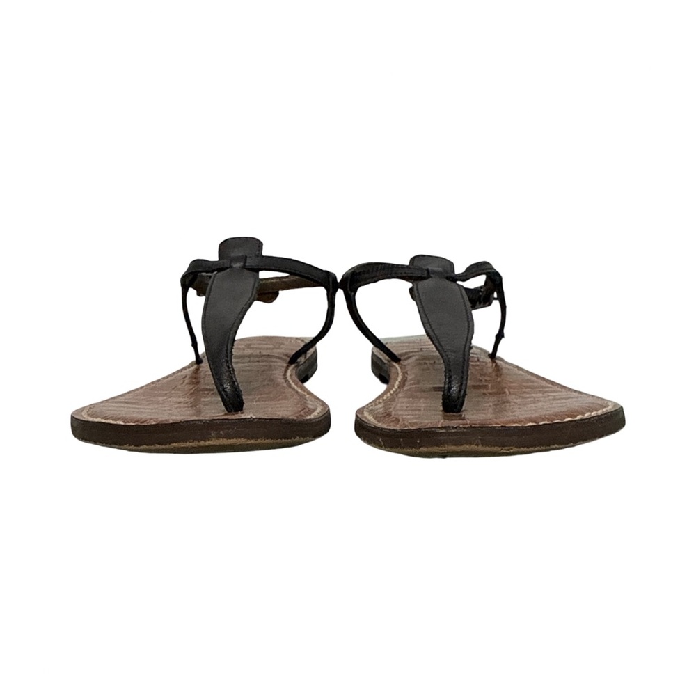 Sam Edelman “Gigi” Leather T-Strap Sandals Women’s 8 Black - Picture 2 of 10